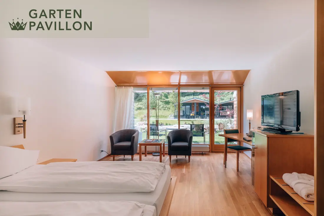 Zimmer im Garden Pavillon